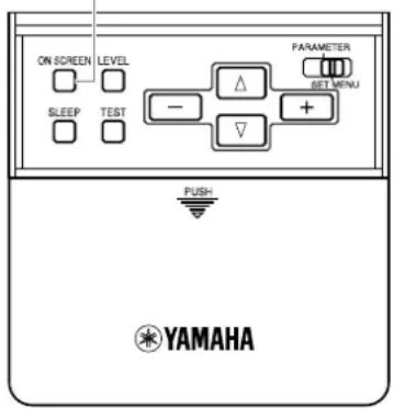YAMAHA DSPAX2 - Selección del modo de OSD - 1