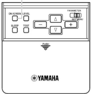 YAMAHA DSPAX2 - Selecting the OSD Mode - 1