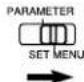 YAMAHA DSPAX2 - Stall in PARAMETER/SET MENU pā SET MENU. - 1
