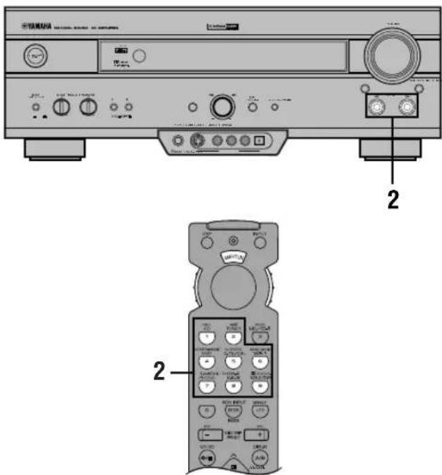 YAMAHA DSPAX620 - ENREGISTREMENT DE BASE - 1