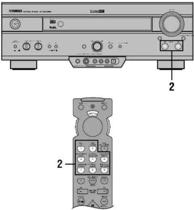 YAMAHA DSPAX620 - BASISBEDIENING VOOR HET OPNEMEN - 1