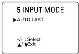 YAMAHA DSPAX620 - INPUT MODE (modo de entrada inicial) - 1