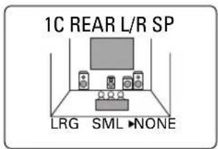 1C REAR L/R SP LRG SML NONE