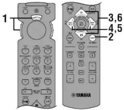 1 3,6 4,5 2 YAMAHA