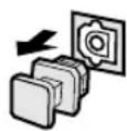 YAMAHA DSPAX620 - About the dust protection cap - 1