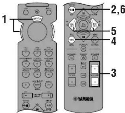 1 2,6 5 4 3 YAMAHA