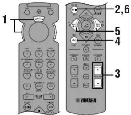 1 2,6 5 4 3 YAMAHA