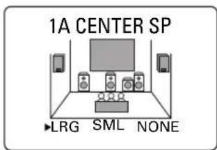 1A CENTER SP ►LRG SML NONE