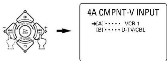 YAMAHA DSPAX620 - Press < / > repeatedly to change the setting of the item. - 1