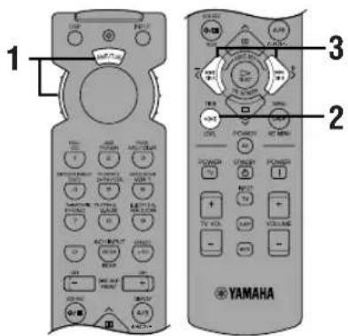 YAMAHA DSPAX620 - JUSTERING AV EFFEKTHÖGTALARNAS UTNIVÅ - 1