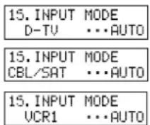 YAMAHA DSPAX1 - INPUT MODE (Eingangsmodus) - 2