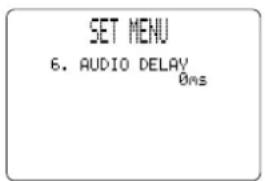 YAMAHA DSPAX1 - AUDIO DELAY (Audio-Verzögerung) - 2