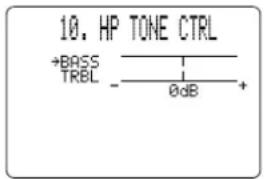 YAMAHA DSPAX1 - HP TONE CTRL (Kopfhörer-Klangsteuerung) - 1