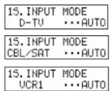 YAMAHA DSPAX1 - INPUT MODE (Mode d'entrée) - 2