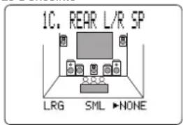 1C. REAR L/R SP LRG SML NONE