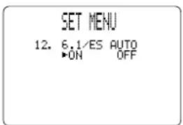 YAMAHA DSPAX1 - 6.1/ES AUTO (Marche/arrêt 6.1/ES) - 1