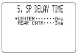YAMAHA DSPAX1 - SP DELAY TIME (Lautsprecher-Verzögerungszeit) - 2