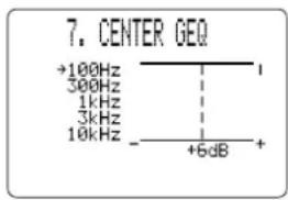 YAMAHA DSPAX1 - CENTER GEQ (Center-Grafik-Entzerrer) - 1