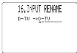 YAMAHA DSPAX1 - INPUT RENAME (Neubenennung der Eingänge) - 1