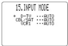 YAMAHA DSPAX1 - INPUT MODE (Eingangsmodus) - 1