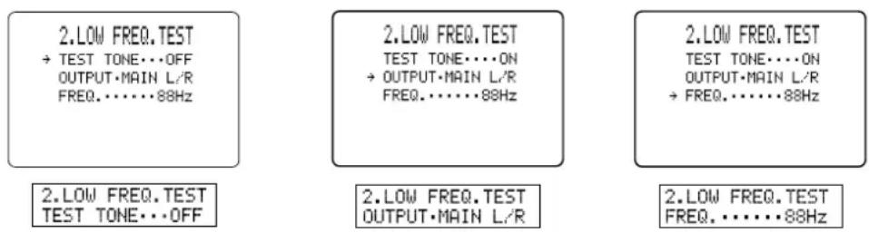 YAMAHA DSPAX1 - LOW FREQ. TEST - 1