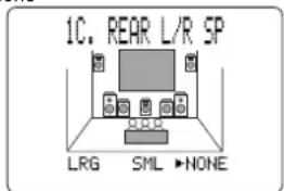 1C. REAR L/R SP LRG SML NONE