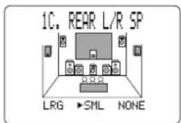 1C. REAR L/R SP LRG ▶SML NONE