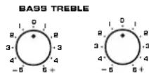 YAMAHA DSPA2 - Réglage des commandes des fréquences graves (BASS) et aigués (TREBLE) - 1