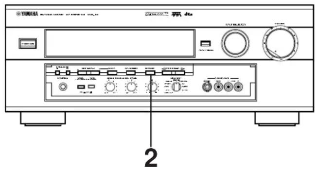 YAMAHA DSPA2 - Reproduccion una fuente usingo el efecto del procesador de campo de sonido digital (DSP) - 1
