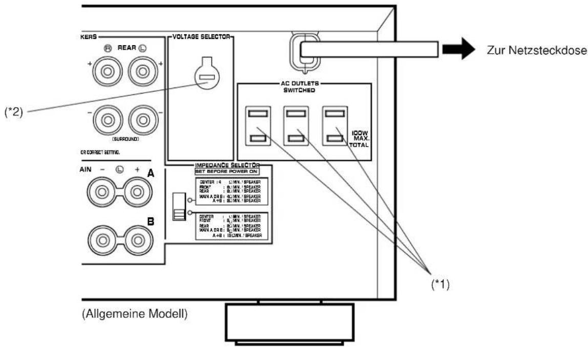 YAMAHA DSPA2 - Anschließlich des Gerätes an der Netzstromversorgung - 1
