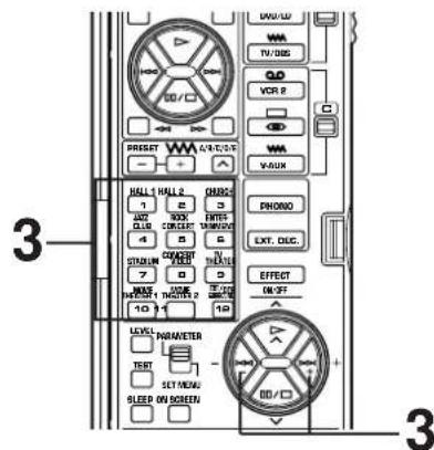 YAMAHA DSPA2 - Cuando se usa el control remoto: - 3