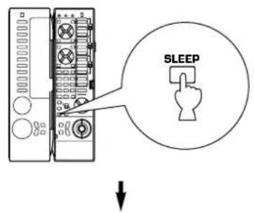 YAMAHA DSPA2 - Instellen van de SLEEPijd - 1