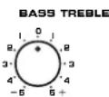 YAMAHA DSPA2 - ■ Inställning av BASS och TREBLE - 1