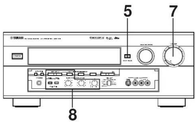 YAMAHA DSPA2 - Wiedergabe einer Tonquelle - 10