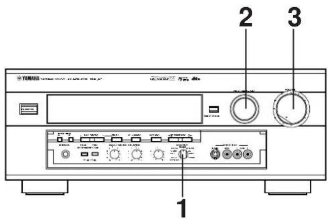 YAMAHA DSPA2 - ■ Enregistrement de la source lue sur une bande (ou un minidisc) - 1