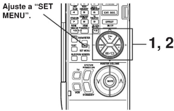 YAMAHA DSPA2 - ■ Ajustes y Cambios de selecciones - 2