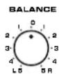 YAMAHA DSPA2 - Ajuste el control de equilibrio (BALANCE) - 1