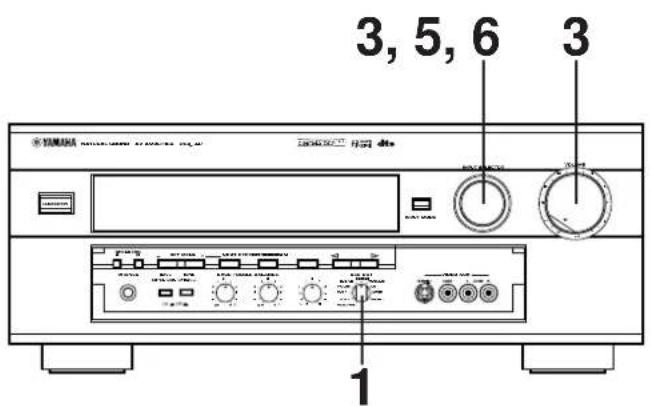 YAMAHA DSPA2 - ■ Aufnahme einer Tonquelle auf eine Kassette (oder MD) und Wiedergabe ihrer anderen Quelle - 1