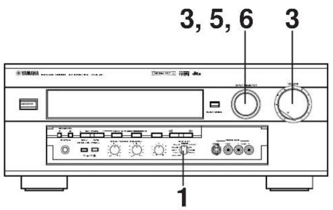 YAMAHA DSPA2 - Opnemen van een bron op tape (of MD)ijdens het beluisteren (of bekijken van een andere bron) - 1