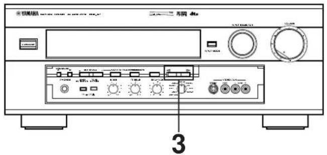 YAMAHA DSPA2 - Bij bediening vanaf de afstandbediening: - 2
