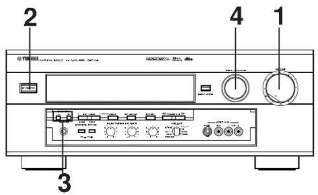 YAMAHA DSPA2 - Wiedergabe einer Tonquelle - 1