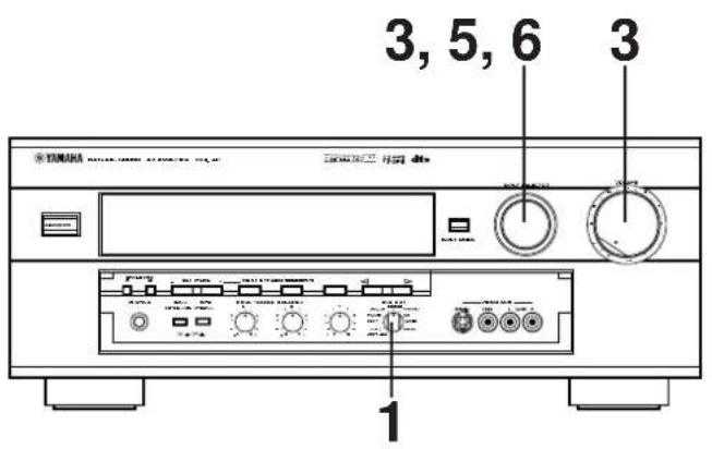 YAMAHA DSPA2 - ■ Enregistrement d'une source sur une bande magnétique (ou un minidisc) tout en écoutant (ou visionnant) une autre source - 1
