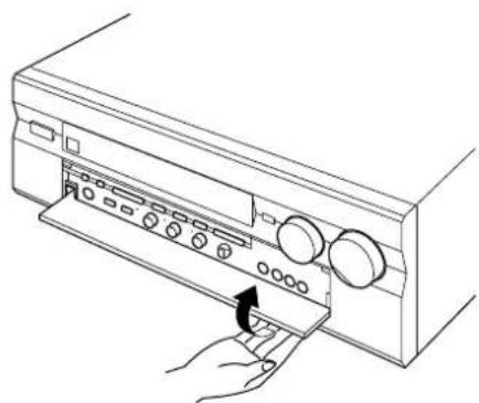 YAMAHA DSPA2 - Öffnen und Schlieben der Reglerfachklappe - 2