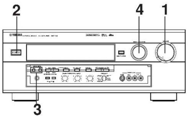 YAMAHA DSPA2 - Playing a source - 1