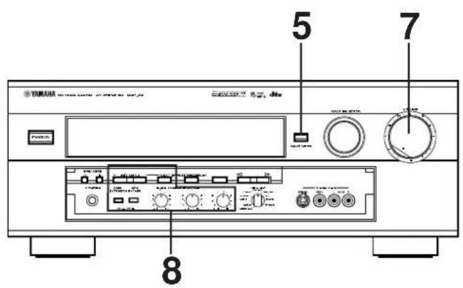 YAMAHA DSPA2 - Selectioner una fuente de entrada. - 5
