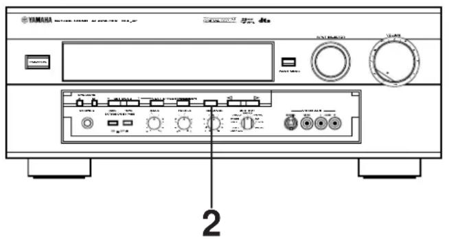 YAMAHA DSPA2 - Riproduzione di una sorgente con l'effetto del processore digitale del Campo sonoro (DSP) - 1