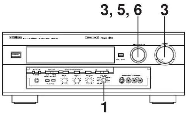 YAMAHA DSPA2 - ■ Registrazione su nastro (o MD) nelle sconcolta (o si guarda) un'altra sorgente - 1