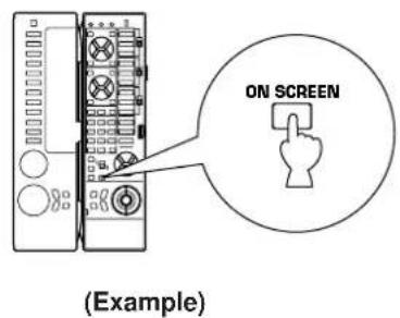 YAMAHA DSPA2 - Selecting a type of display - 1