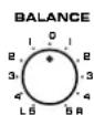 YAMAHA DSPA2 - Einstellen des Balancereglers (BALANCE) - 1