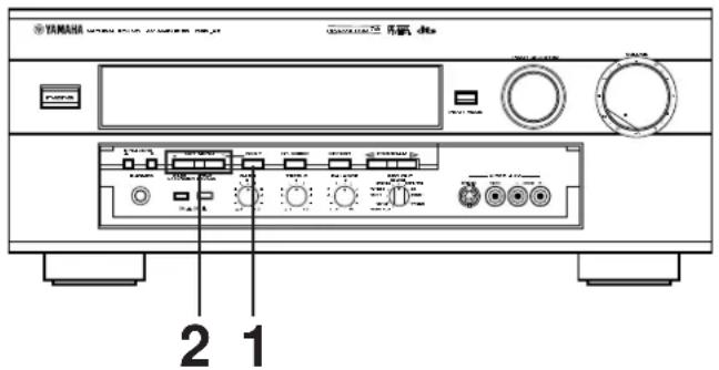 YAMAHA DSPA2 - ■ Installningsandringar och justeringar - 1